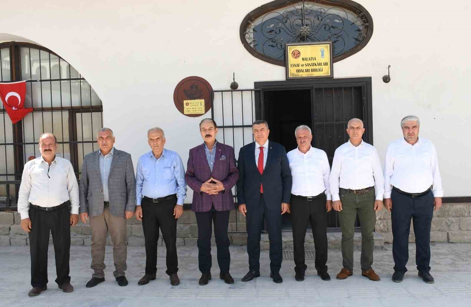 Malatya Ticaret Borsasından MESOB&rsquo;a Ahilik Haftası ziyareti