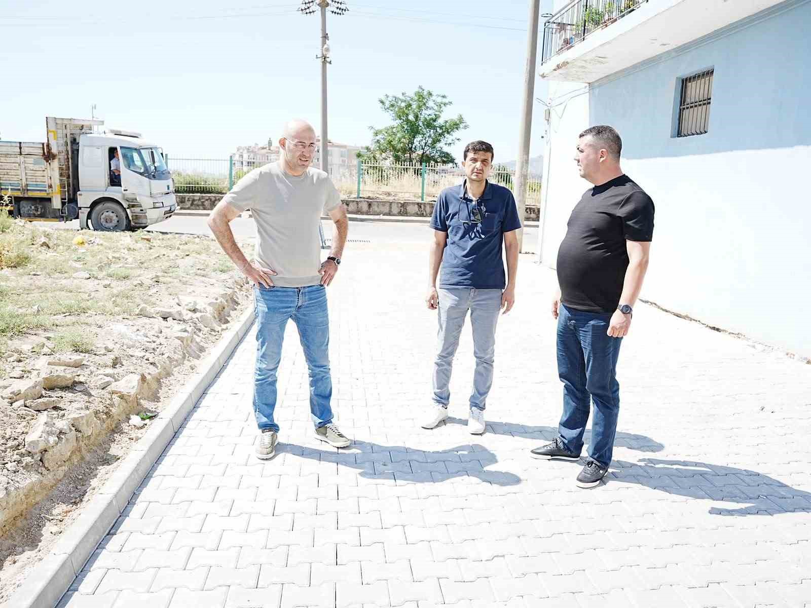Germencik’te üstyapı çalışmaları başladı