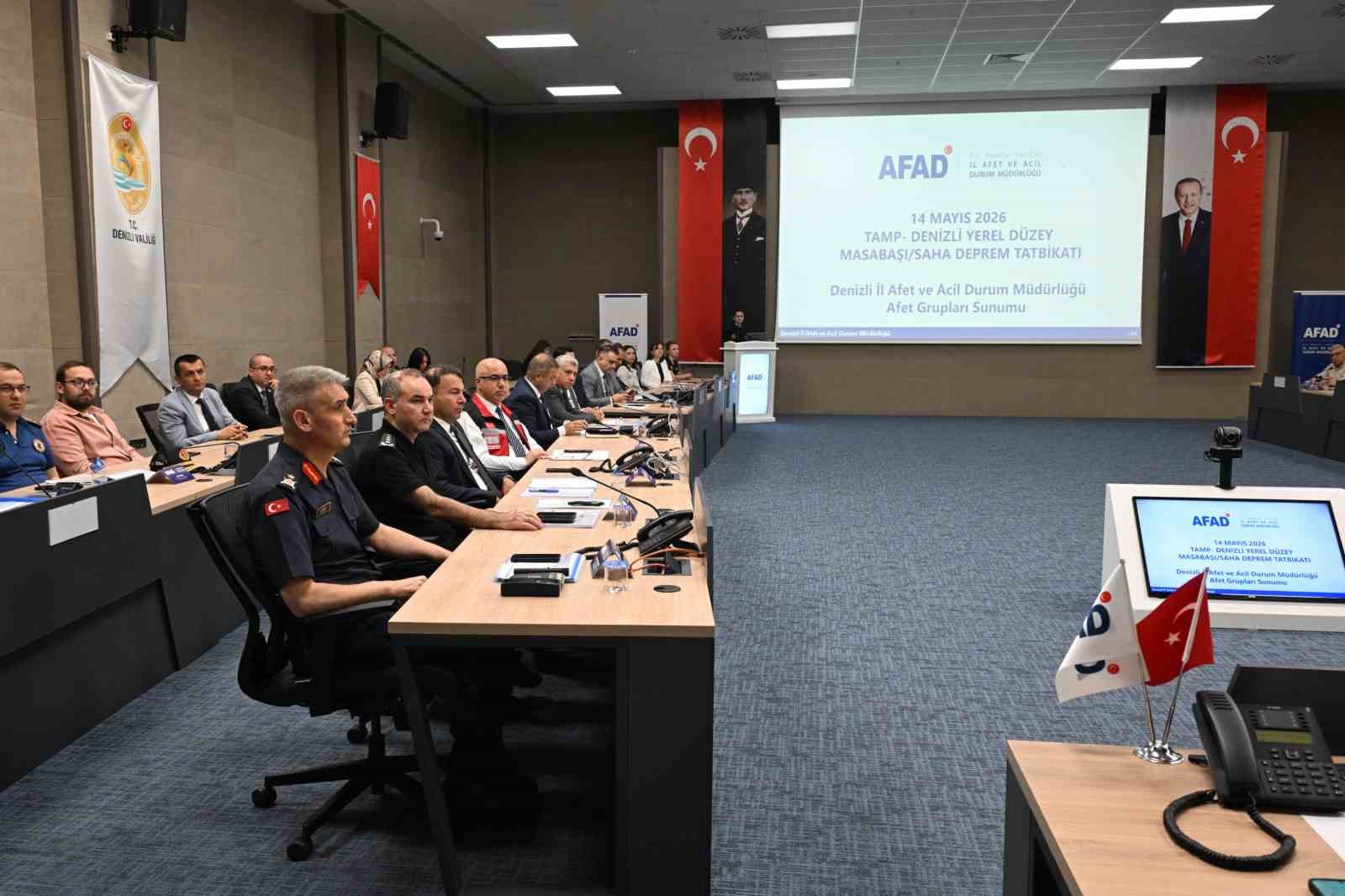 Denizli&rsquo;nin afetlere karşı hazırlıkları g&ouml;zden ge&ccedil;irildi