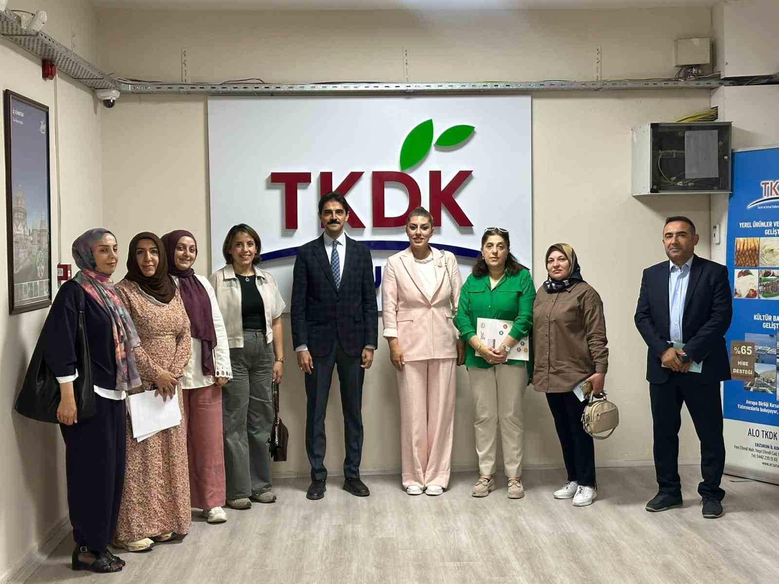 TOBB Erzurum Kadın Girişimciler Kurulu ağustos ayı toplantısını TKDK’da yaptı