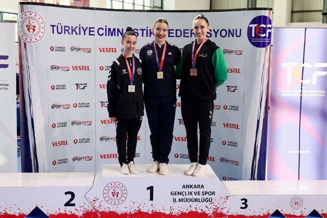 MCB&Uuml;&rsquo;l&uuml; cimnastik&ccedil;ilerden Ankara&rsquo;da madalya yağmuru
