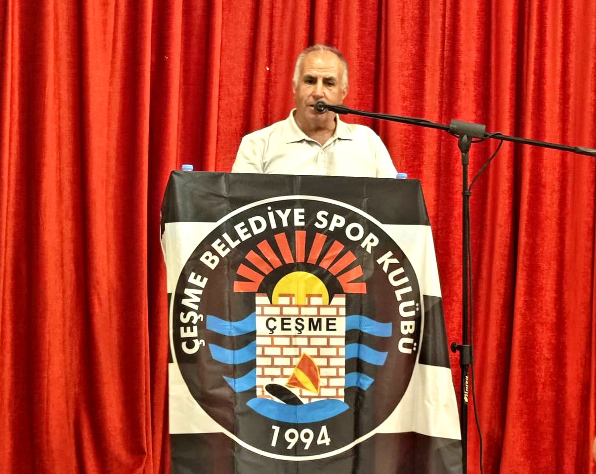 Çeşme Belediyespor’da Mehmet Sarısaç yeniden başkan seçildi