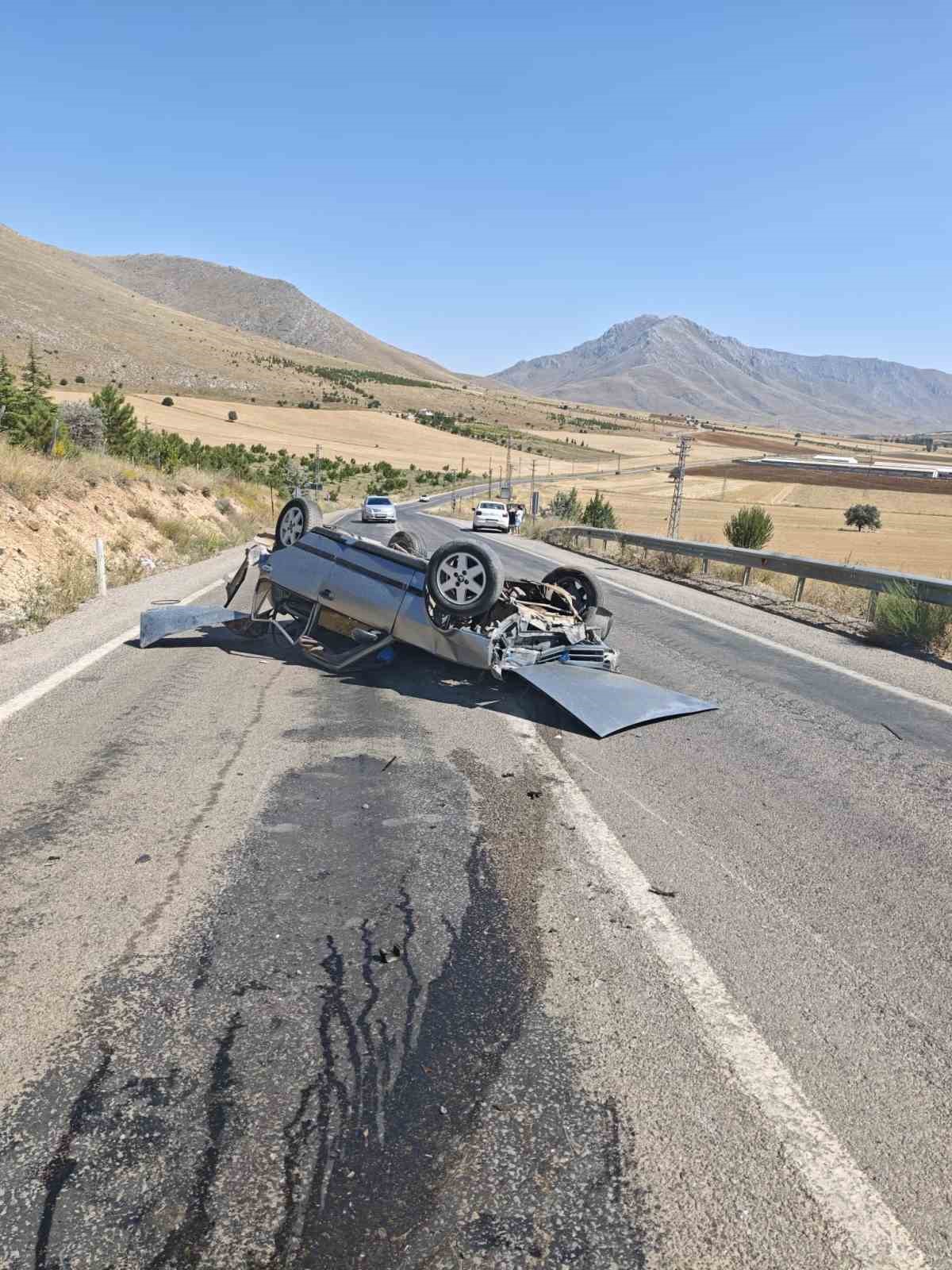 Elbistan’da trafik kazası: 1 yaralı