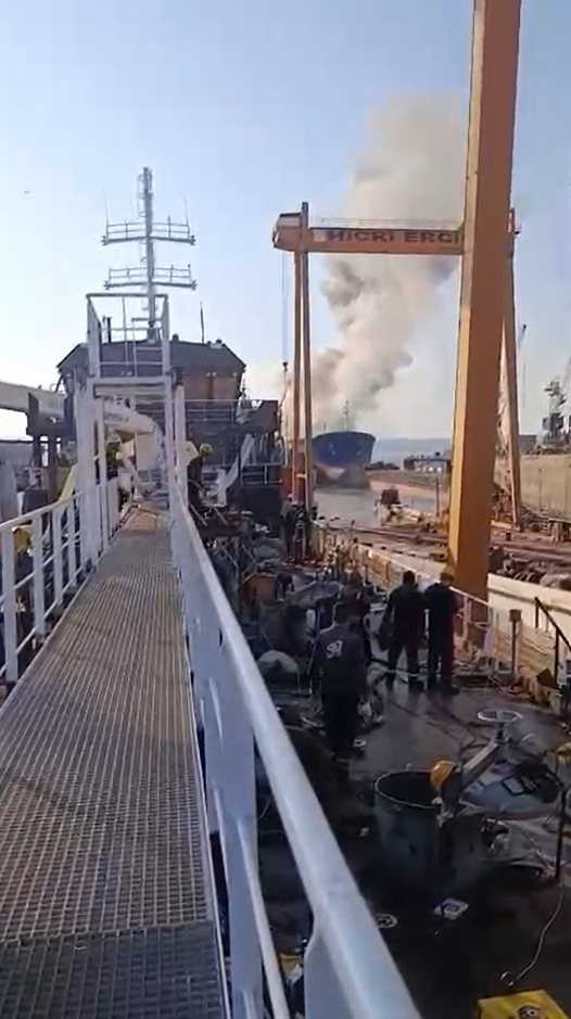 Yalova’da tersanedeki gemide patlama