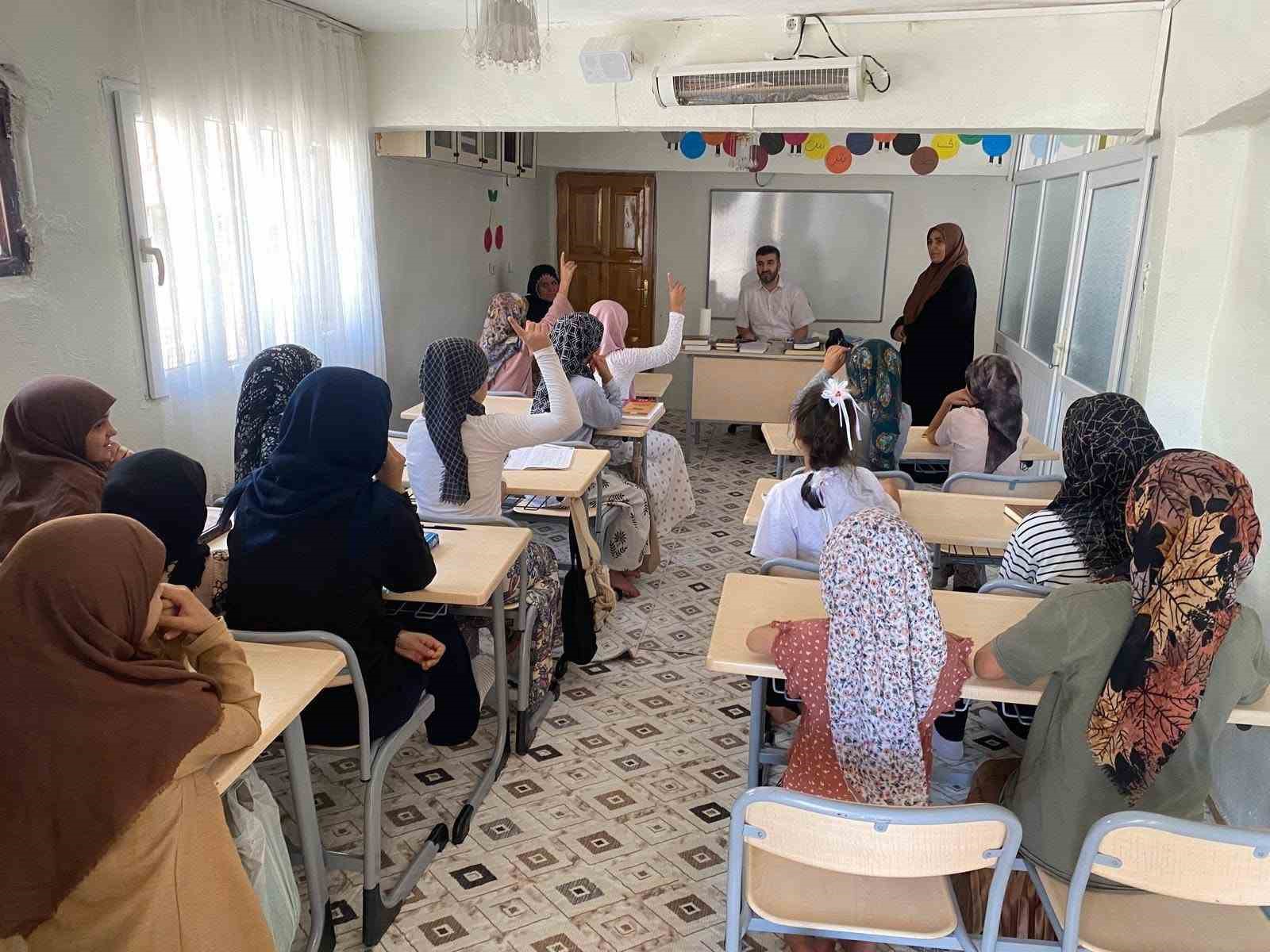 Çermik’te yaz Kur’an kursları başladı