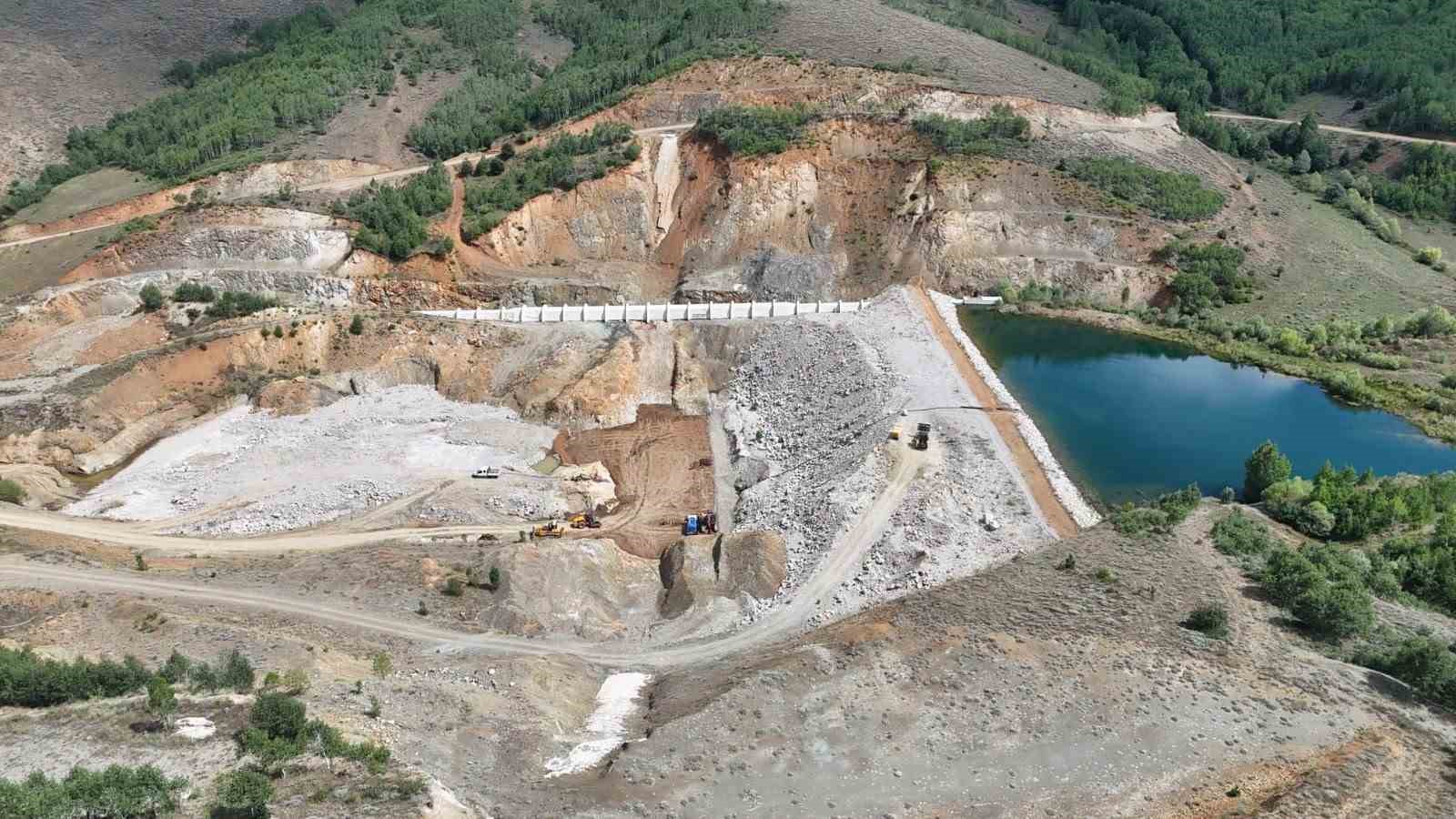 Petekli Göleti’nde çalışmalar sürüyor