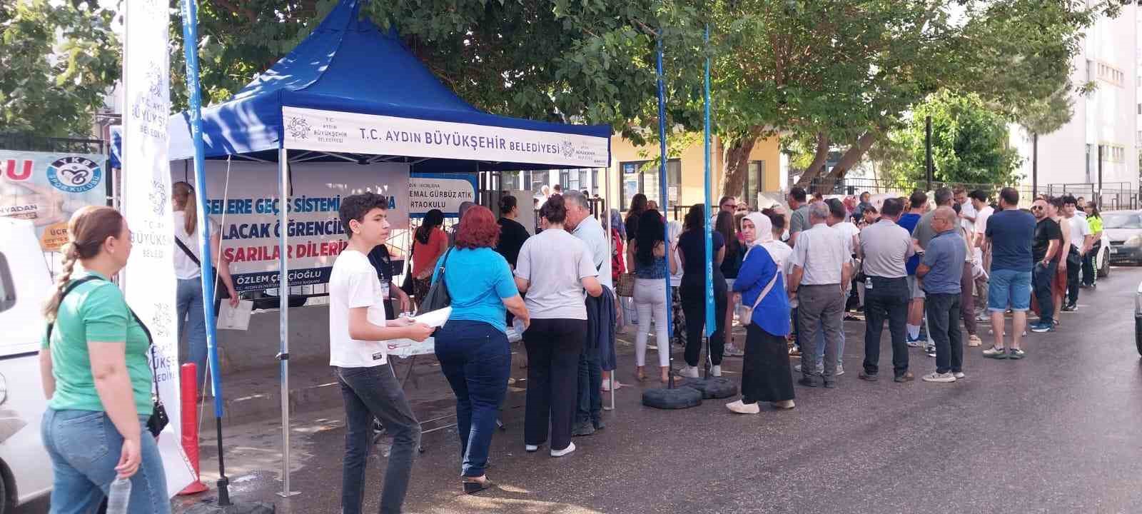 Aydın Büyükşehir’den LGS heyecanındaki öğrencilere destek