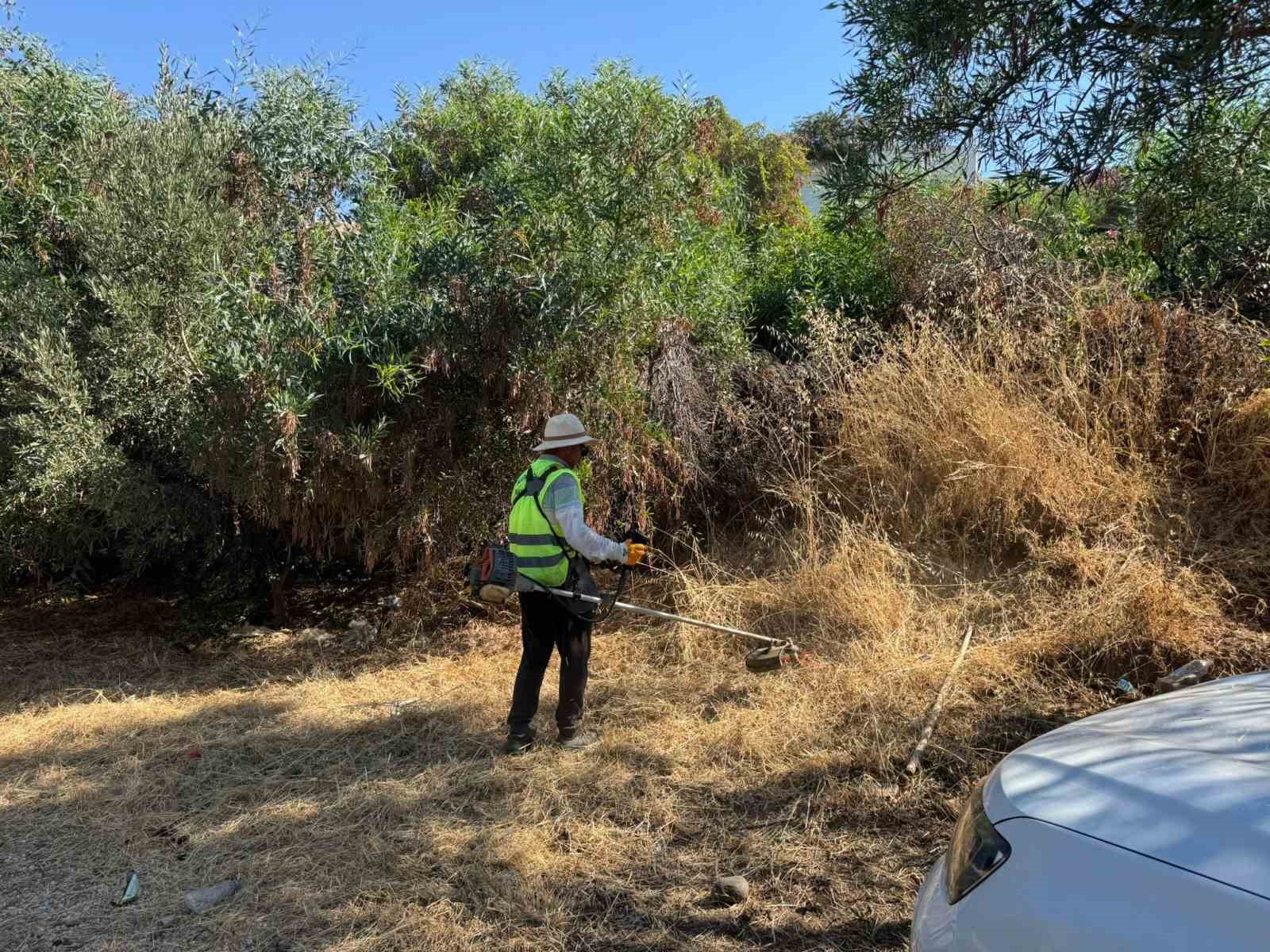 Bodrum’da ot temizliği çalışmaları Haziran ayı boyunca aralıksız sürdü