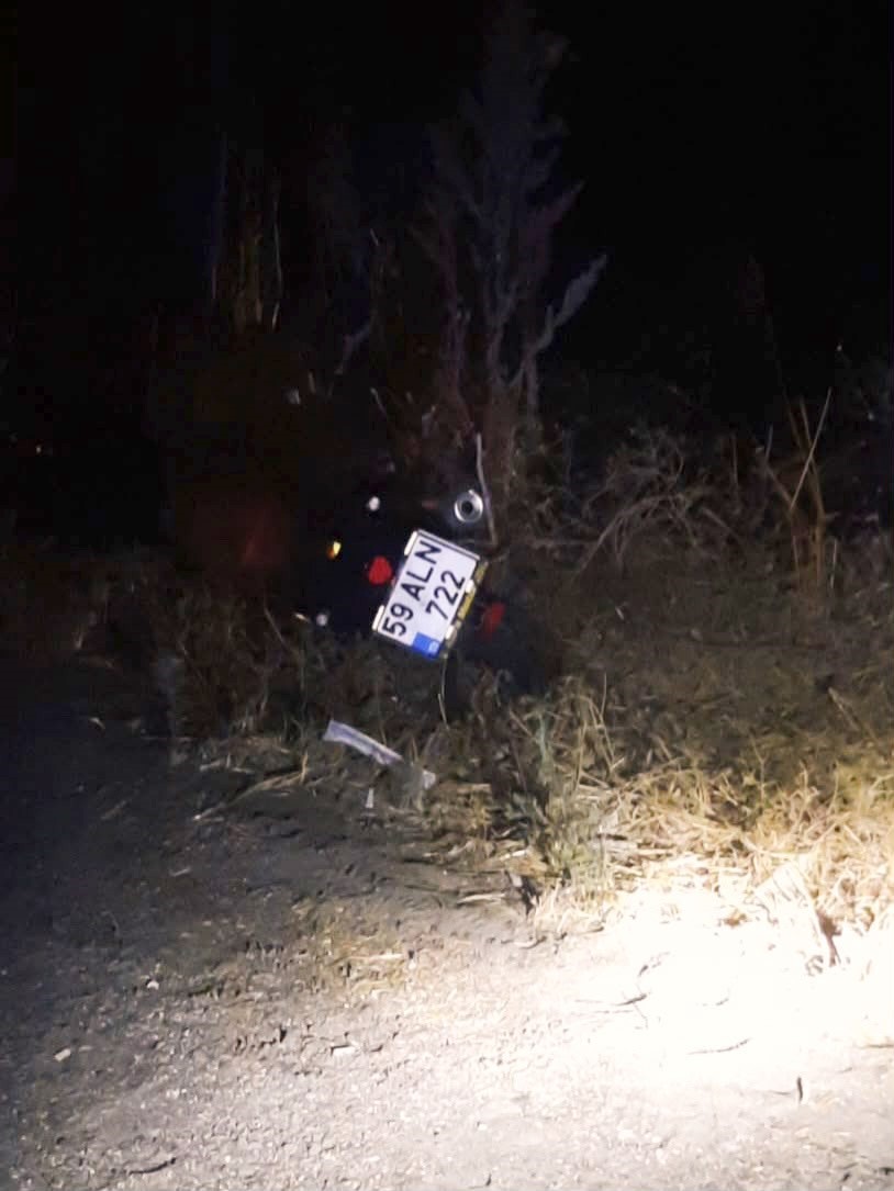 Tekirdağ’da motosiklet kazası: 1 yaralı