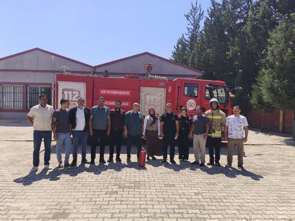 Belen ve Reyhanlı&rsquo;da temel yangın eğitimi verildi