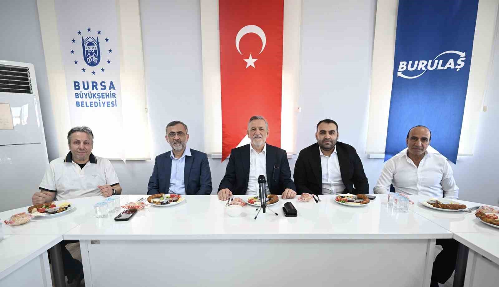 Başkan Burkay’dan terminalde önemli buluşma