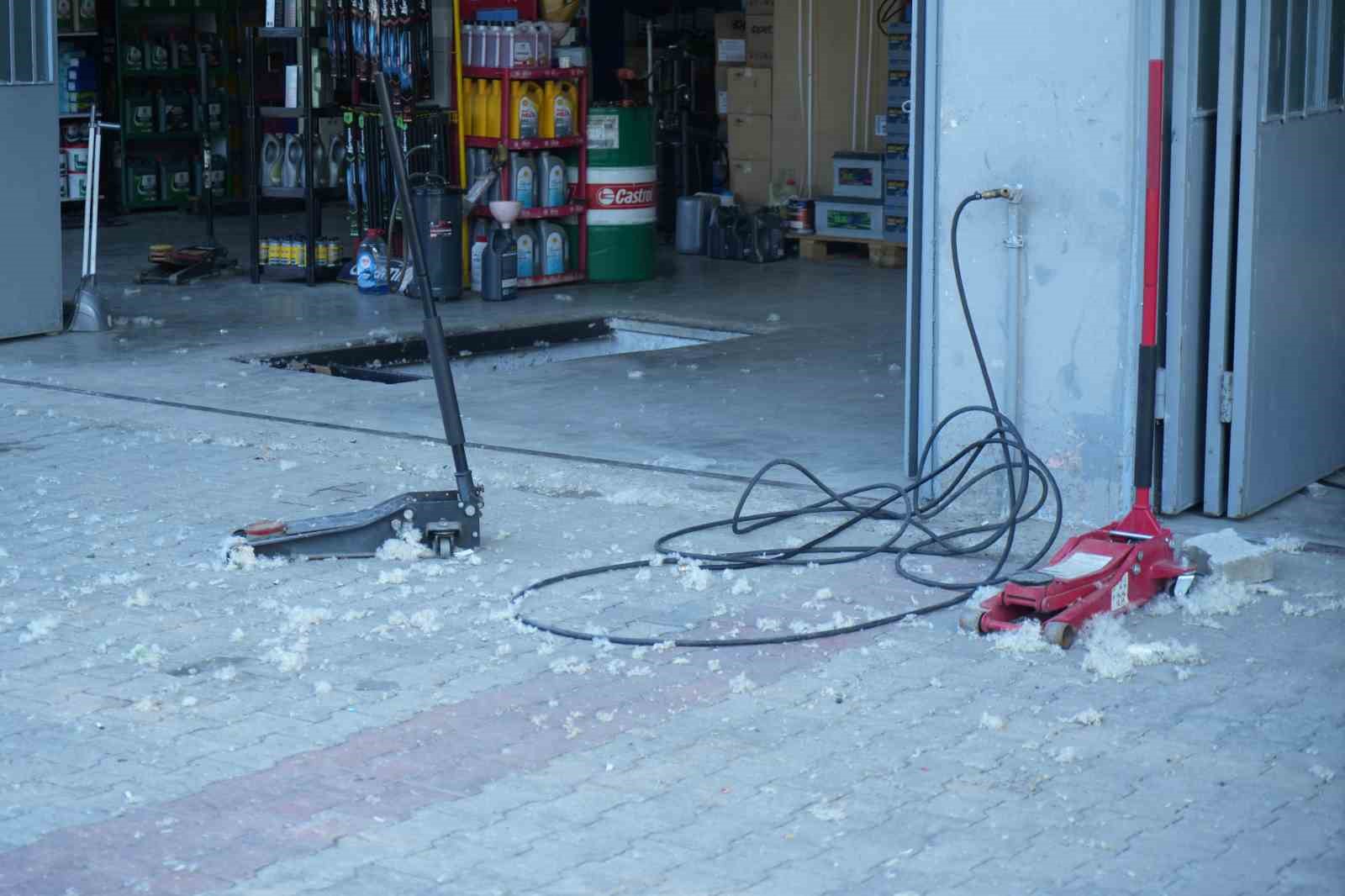 Muş’ta kavak polenleri esnafı olumsuz etkiliyor