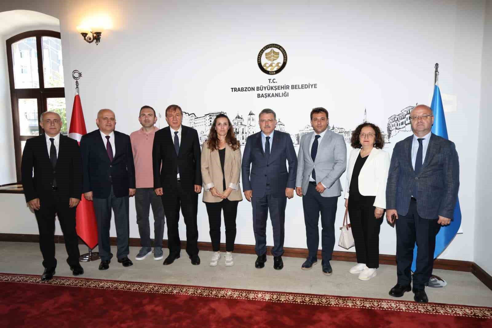 Trabzon’un atık su alt yapısını yerinde incelediler
