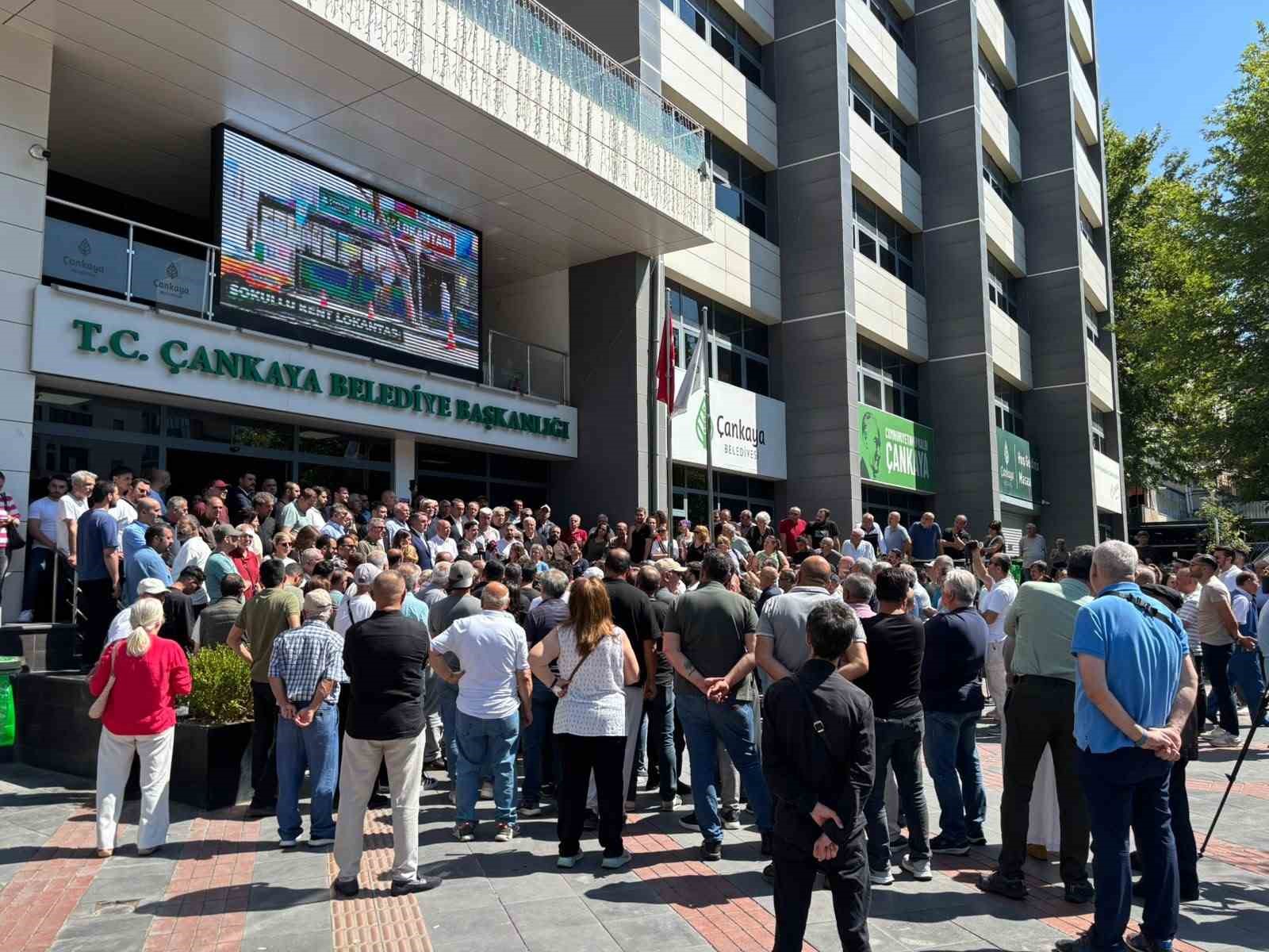 Operasyonun ardından Çankaya Belediyesinde hareketlilik