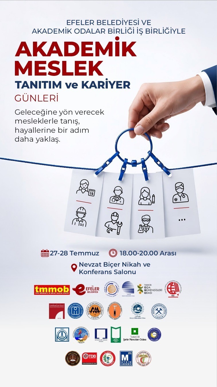 Efeler’de Akademik Meslek ve Tanıtım ve Kariyer Günleri başlıyor