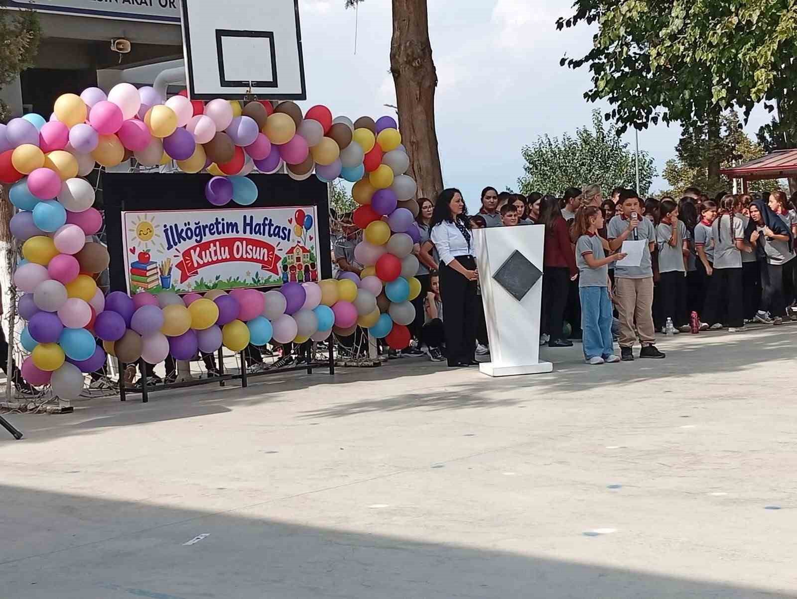 Sarıgöl’de İlköğretim Haftası etkinlikleri