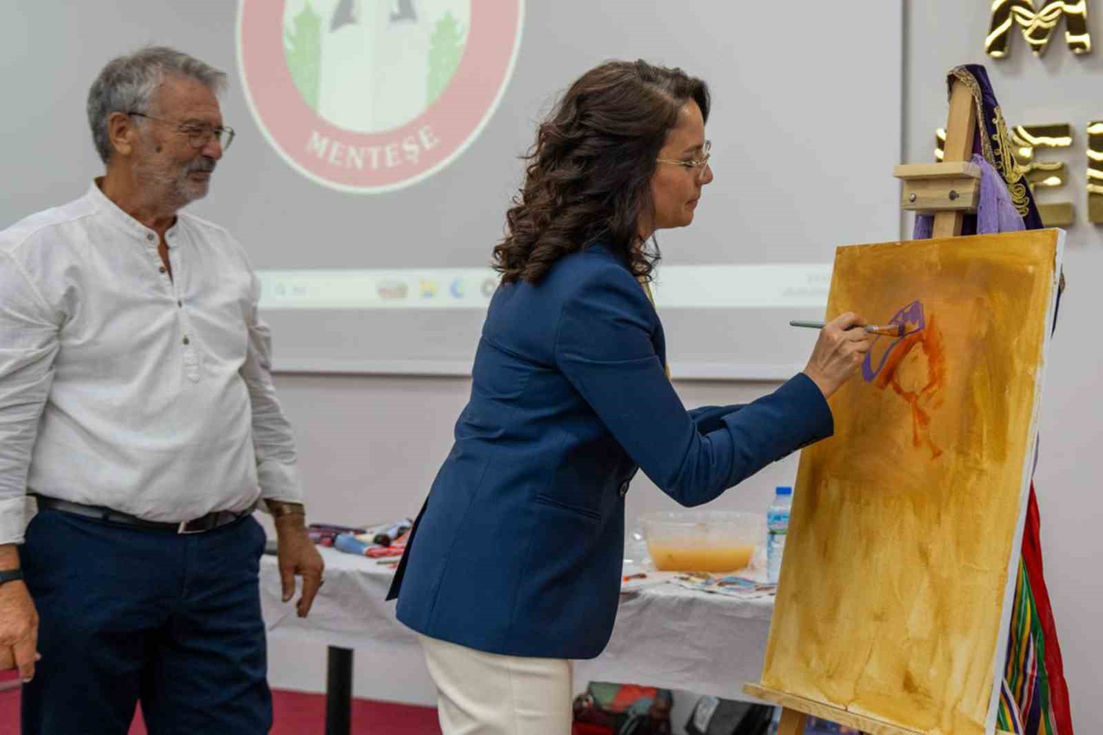 Sanatın renkleri Menteşe’de buluştu