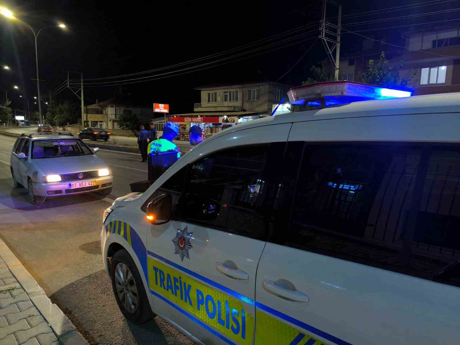 Şuhut&rsquo;ta trafik ve asayiş denetimi