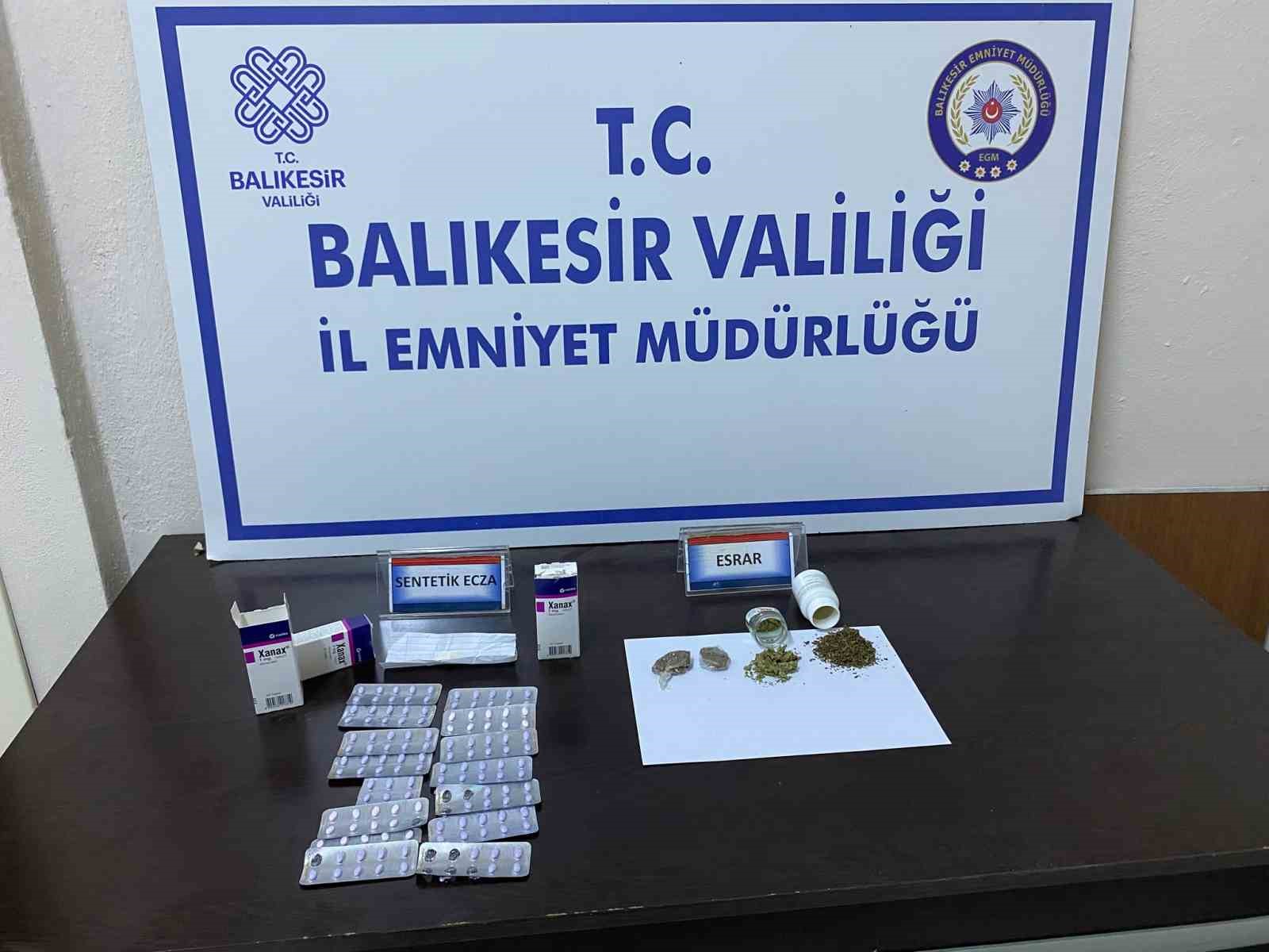Erdek’te uyuşturucu ve silah operasyonu