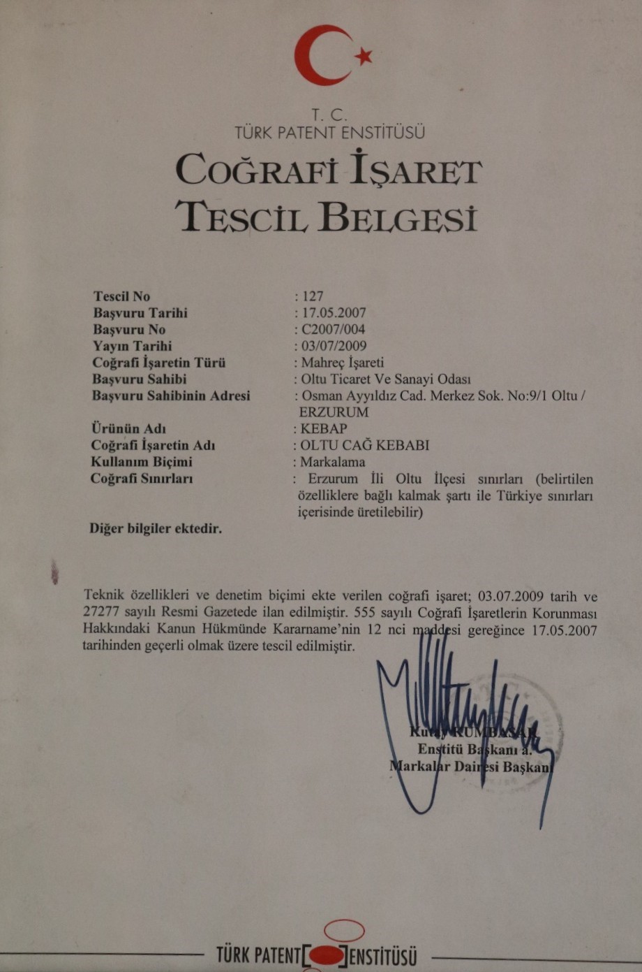 Oltu Cağ Kebabı i&ccedil;in yeni d&ouml;nem: Yetki belgesi ve tabela zorunluluğu geldi