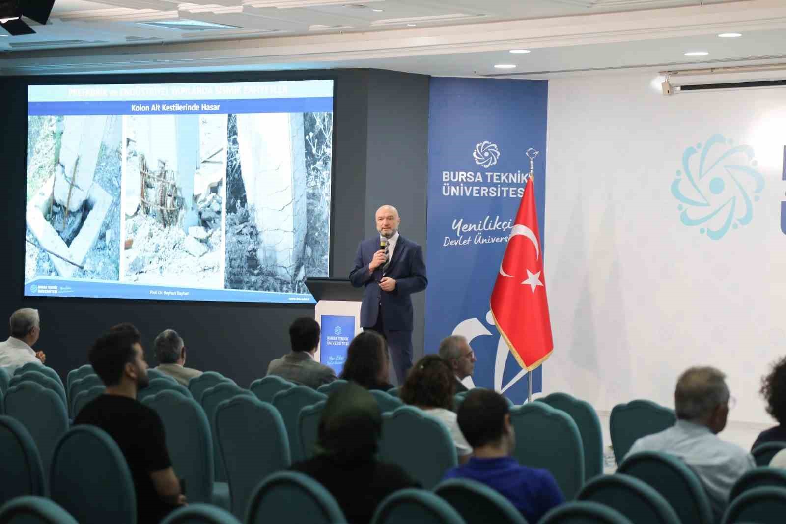 BTÜ’de konuşan uzmanlardan Bursa OSB’lerine deprem önlemi çağrısı