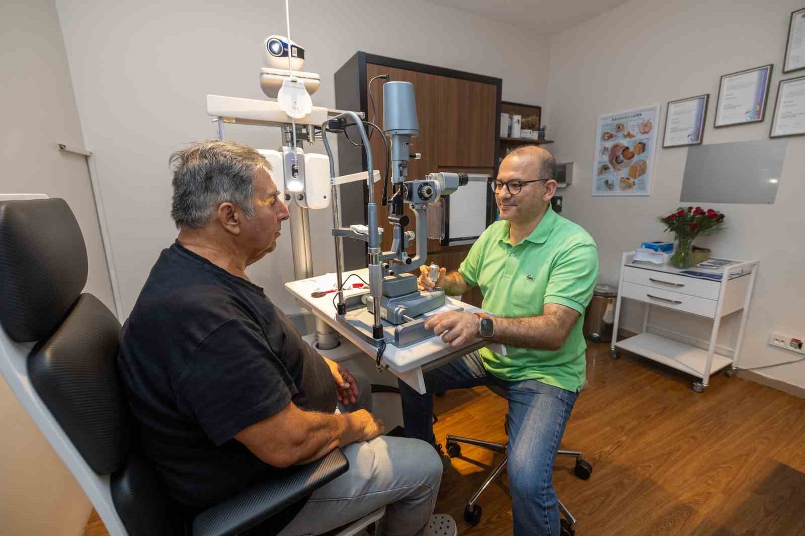 Mezitli’de 65 yaş üstü vatandaşlara ücretsiz göz taraması