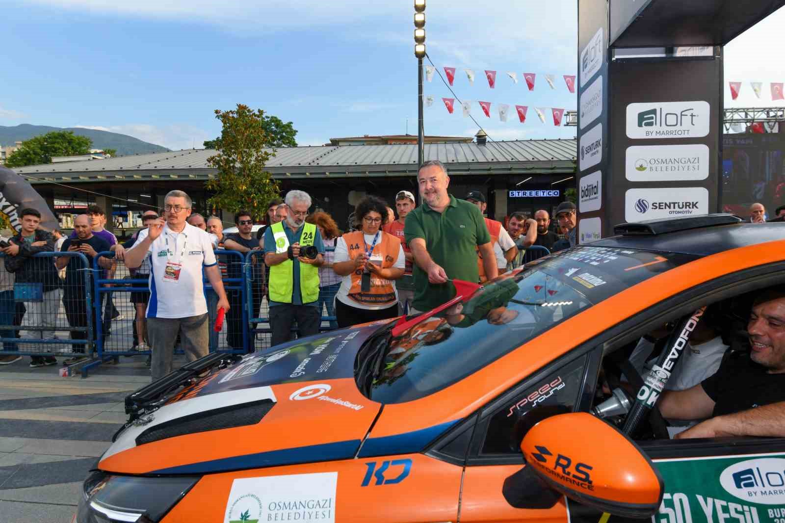 50. Yeşil Bursa Rallisi Osmangazi’den start aldı