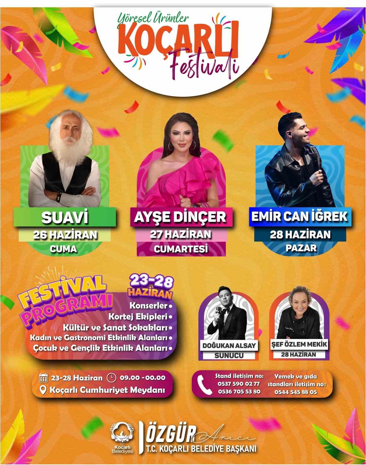 Ko&ccedil;arlı&rsquo;da 6 g&uuml;n s&uuml;recek festival i&ccedil;in geri sayım başladı