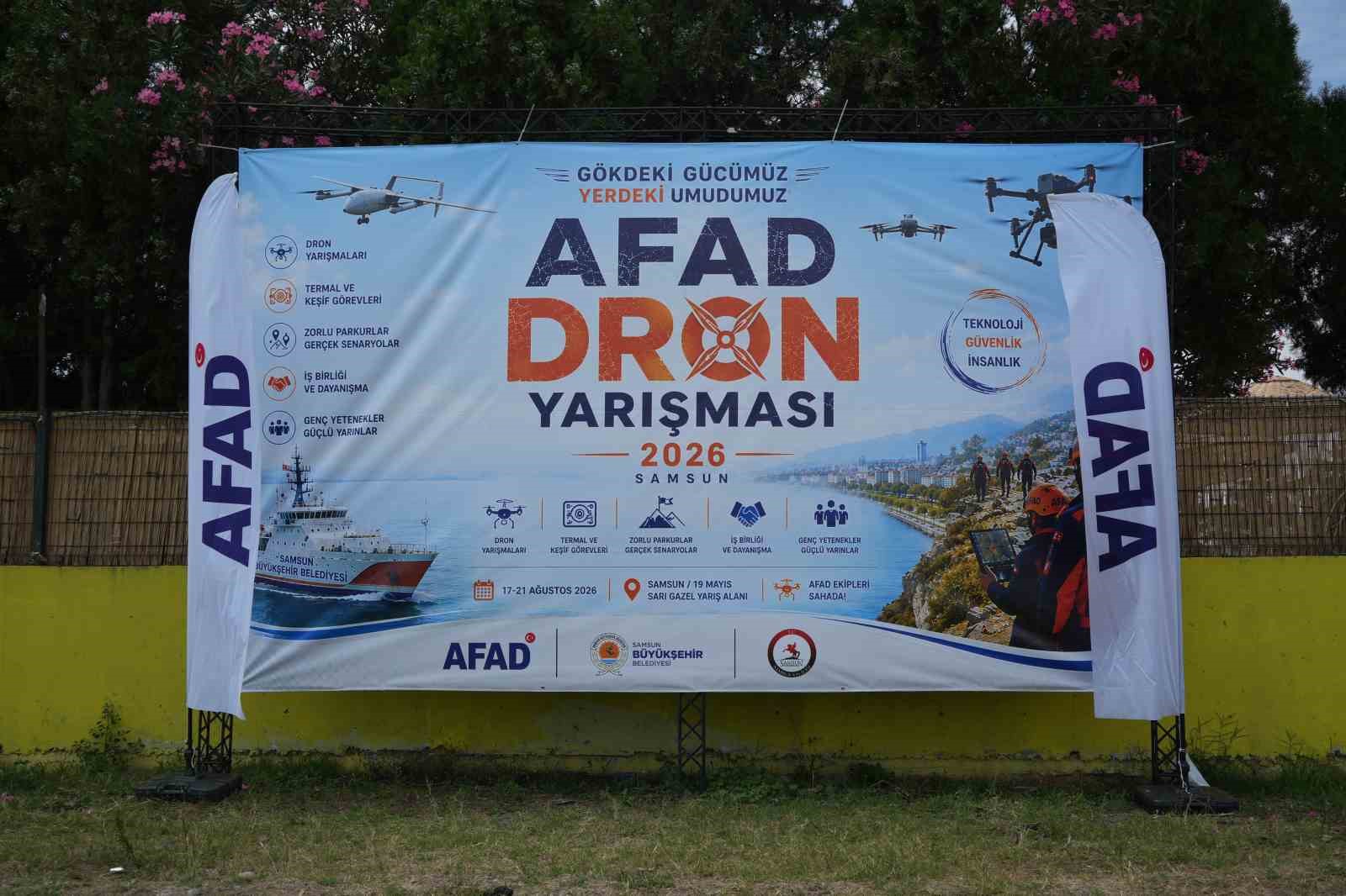 Samsun’da AFAD’ın destekli arama-kurtarma yarışması başladı