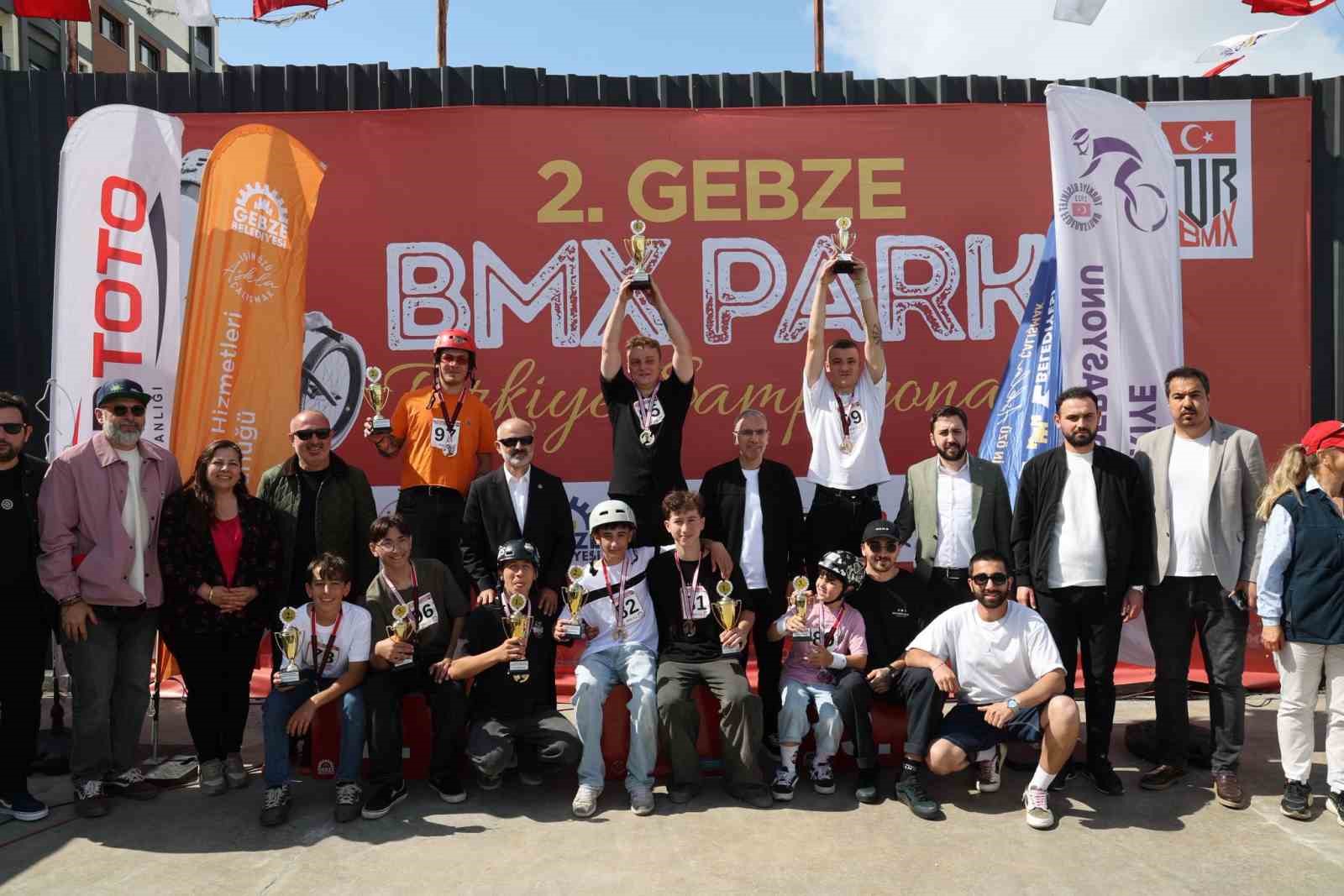 Gebze&rsquo;de 2. BMX Park T&uuml;rkiye Şampiyonası heyecanı yaşandı