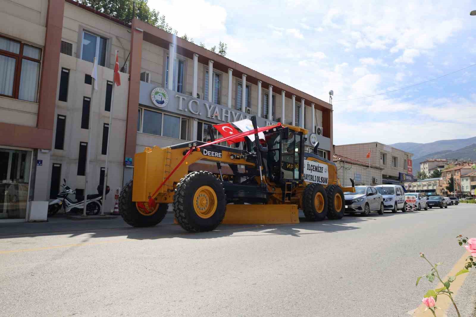 Yahyalı Belediyesi araç filosunu güçlendirmeye devam ediyor