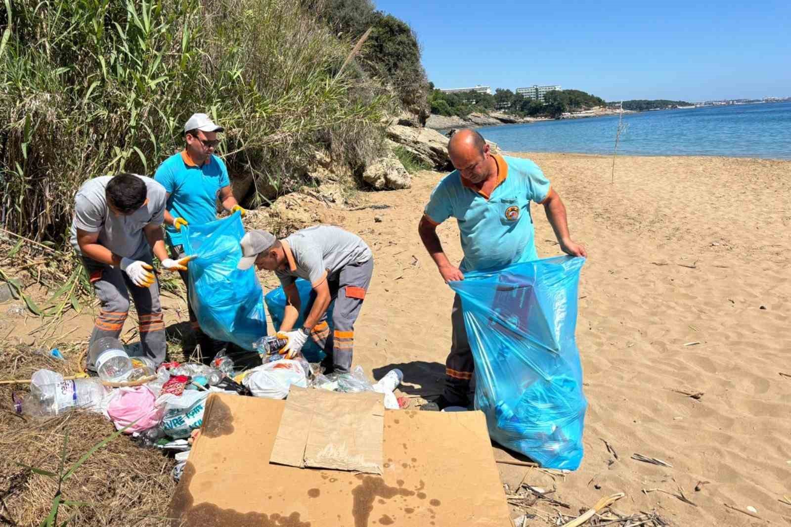 Alanya’da bayramda 9 günde 10 bin 578 ton atık toplandı