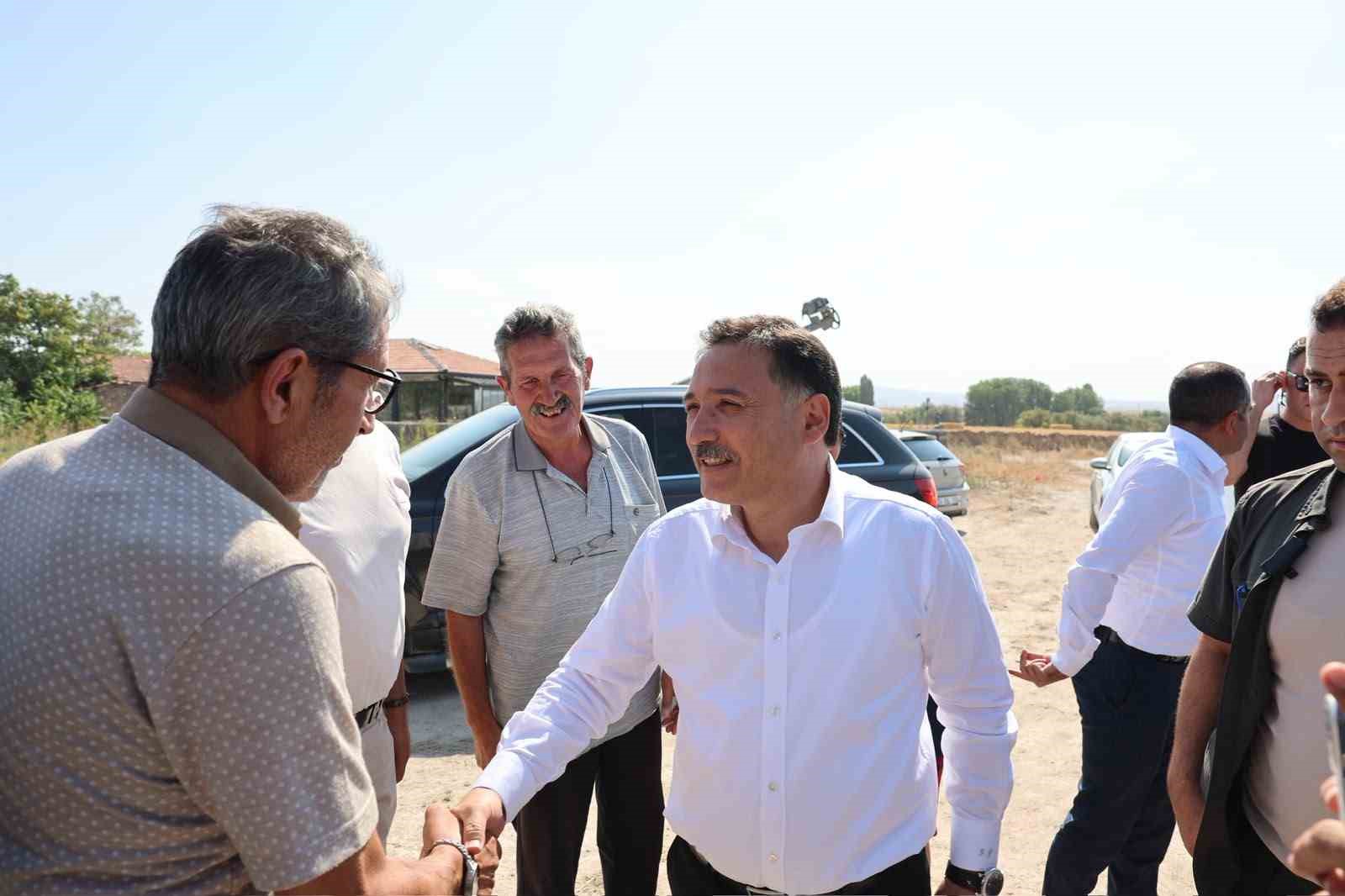 Vali Çiçek; Elmalı mahallesi sakinleriyle buluştu