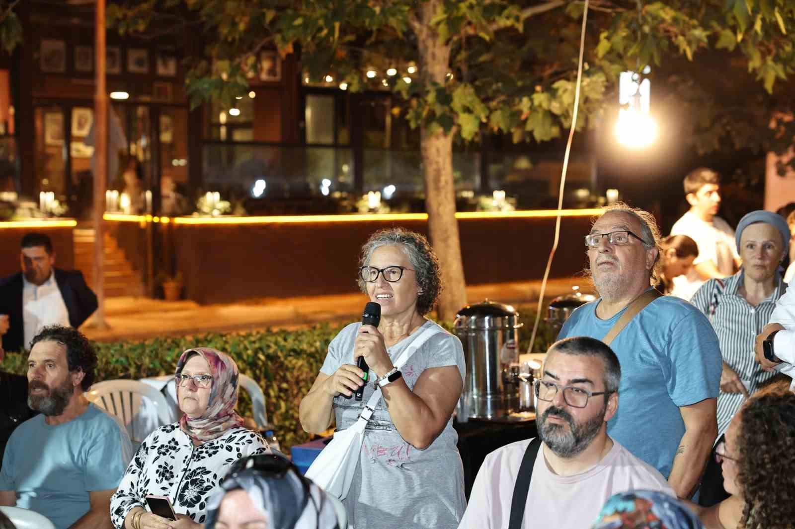 Başkan Şadi Özdemir Yüzüncüyıl sakinleriyle buluştu