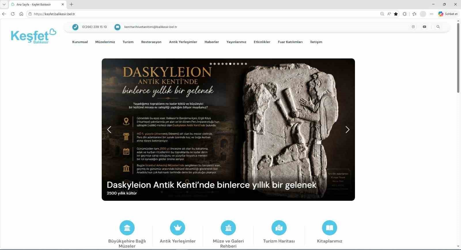 Balıkesir&rsquo;i Keşfetmenin yeni adresi yayında