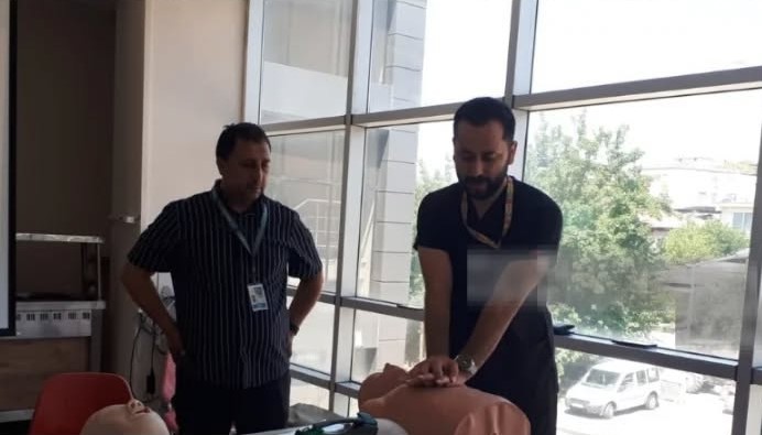 Nazilli Devlet Hastanesi’nden Kuyucak İlçe Devlet Hastanesi’ne hizmet içi eğitim desteği