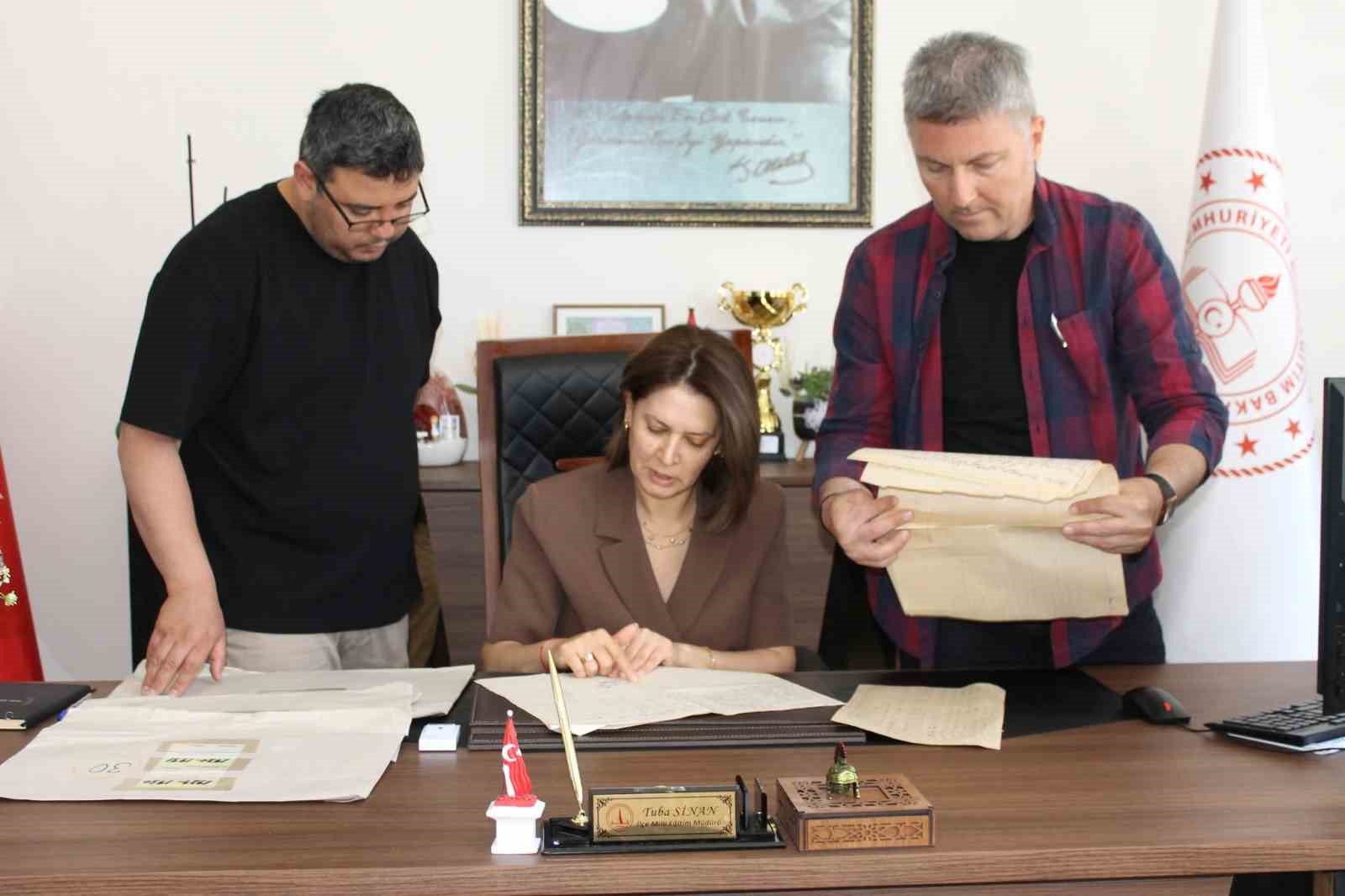 Altıntaş&rsquo;ta Maarif Arşivi &ccedil;alışmaları s&uuml;r&uuml;yor