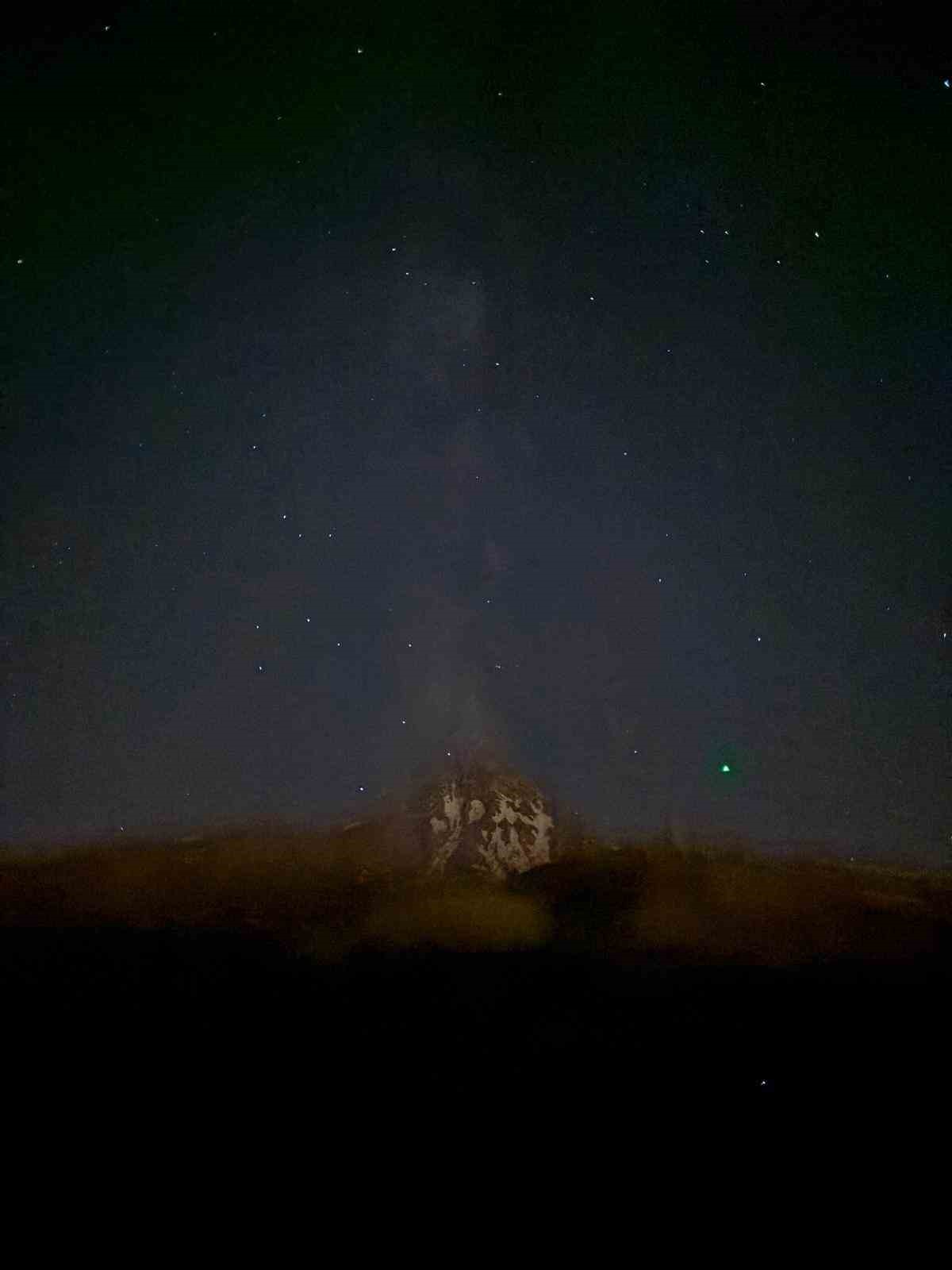 Gökyüzü tutkunları, Perseid meteor yağmurunu Erciyes’te takip etti