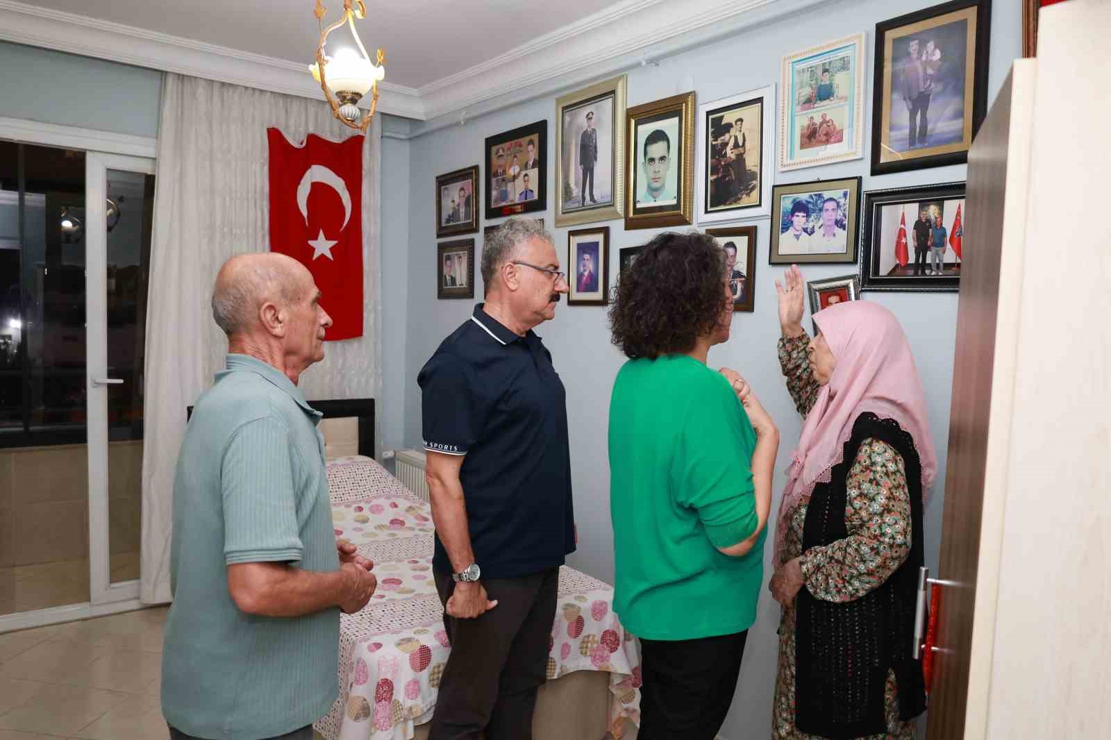 Emniyet Müdürü Aktaş’tan şehit ailesine vefa