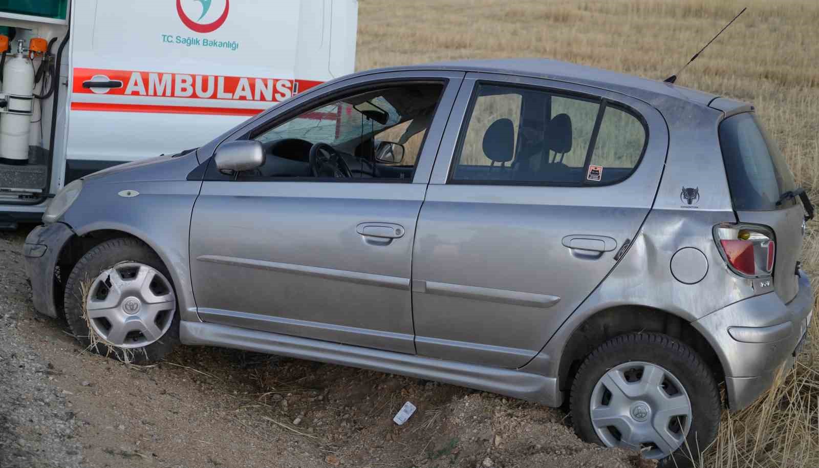 Kırıkkale&rsquo;de otomobil takla attı: 4 yaralı