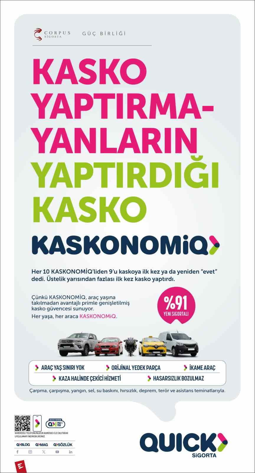 Eski araçlara kasko imkanı: KASKONOMIQ ile kasko kapsamı genişliyor