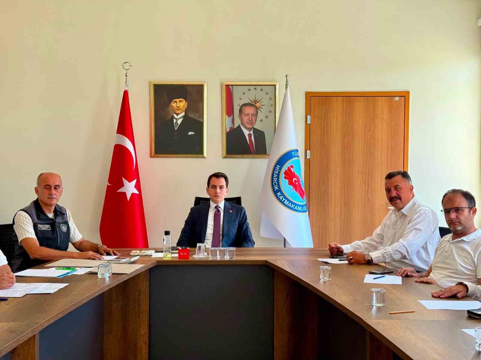 Hisarcık Aşağıyoncaağa&ccedil; ve Karaağıl k&ouml;ylerinin i&ccedil;me suyu i&ccedil;in sondaj ihalesi tamamlandı