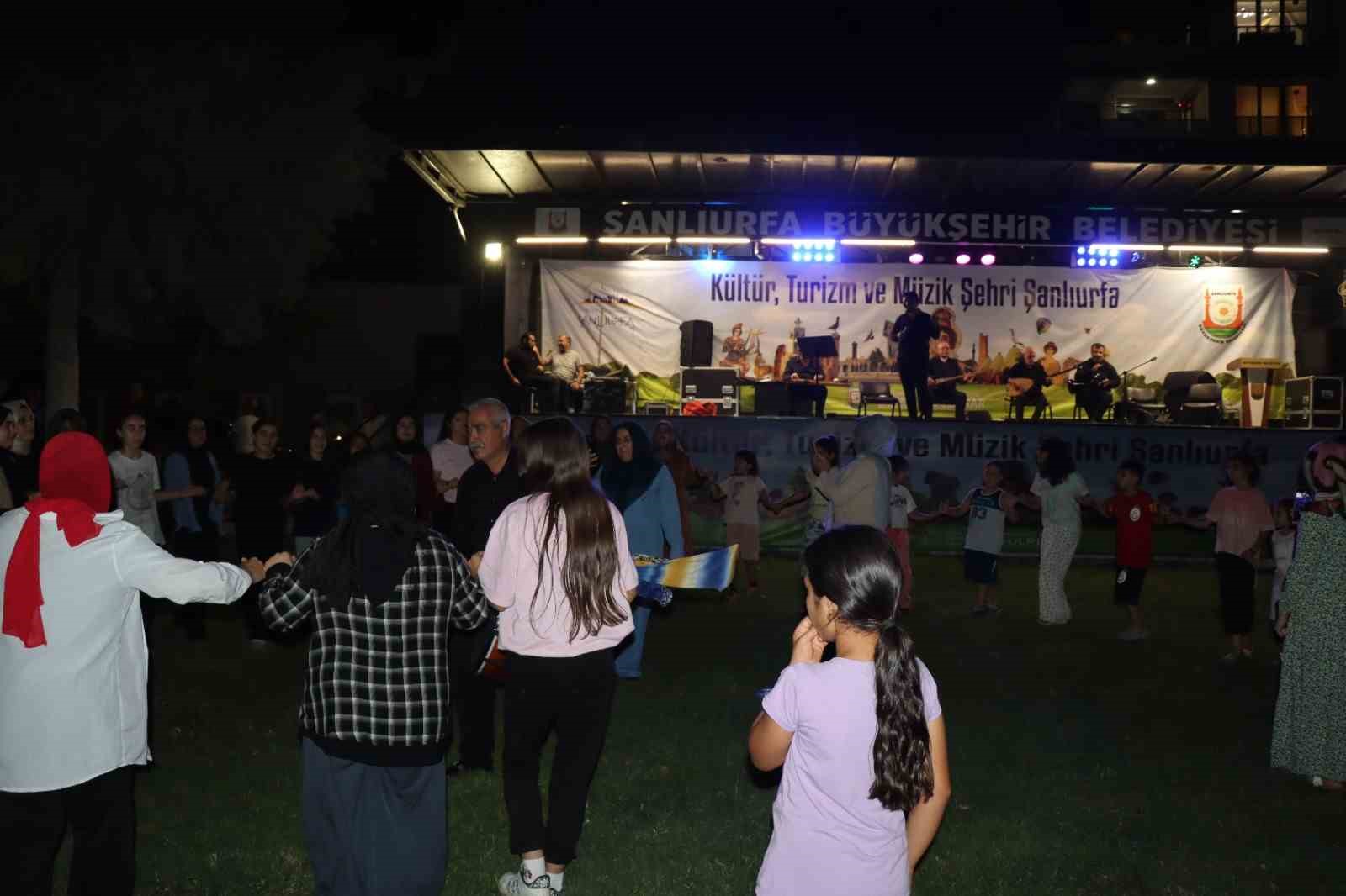 Şanlıurfa&rsquo;da m&uuml;zik ve eğlence dolu gece