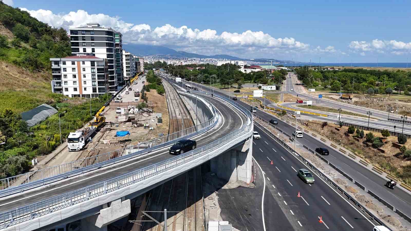Samsun&rsquo;da iki &ouml;nemli bağlantı yolu trafiğe a&ccedil;ıldı