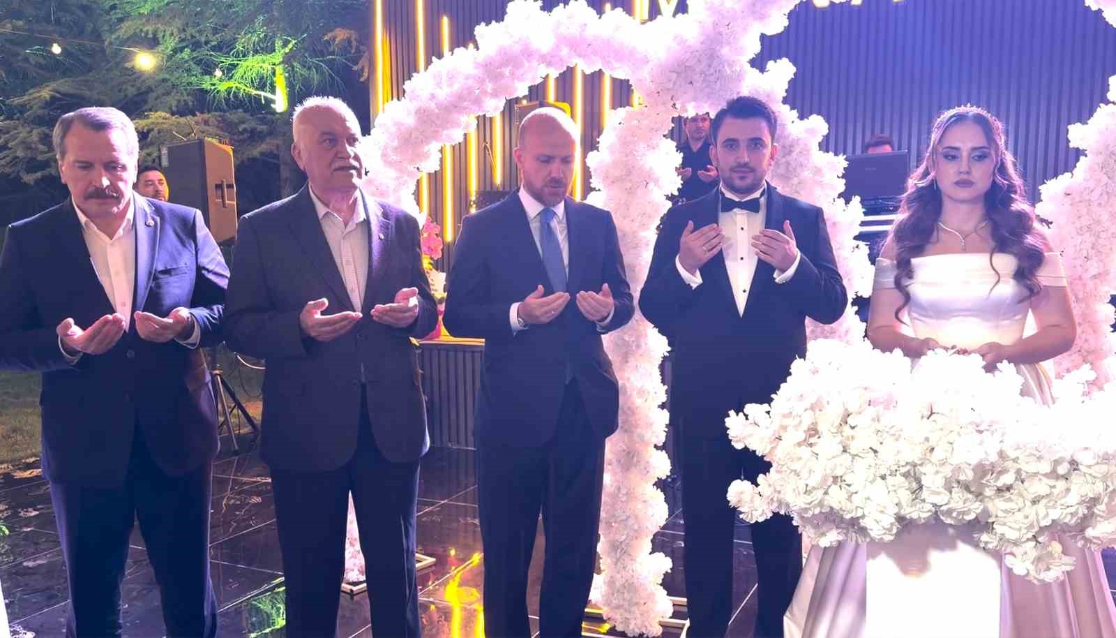 Bilal Erdoğan nikah şahidi oldu: Genç çifte en az 3 çocuk tavsiyesinde bulundu