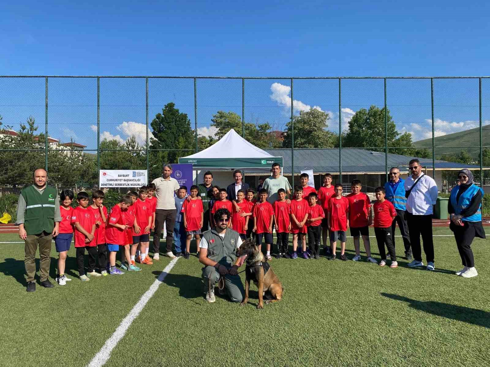 Bayburt&rsquo;ta bağımlılıkla m&uuml;cadelede sporun &ouml;nemine dikkat &ccedil;ekildi
