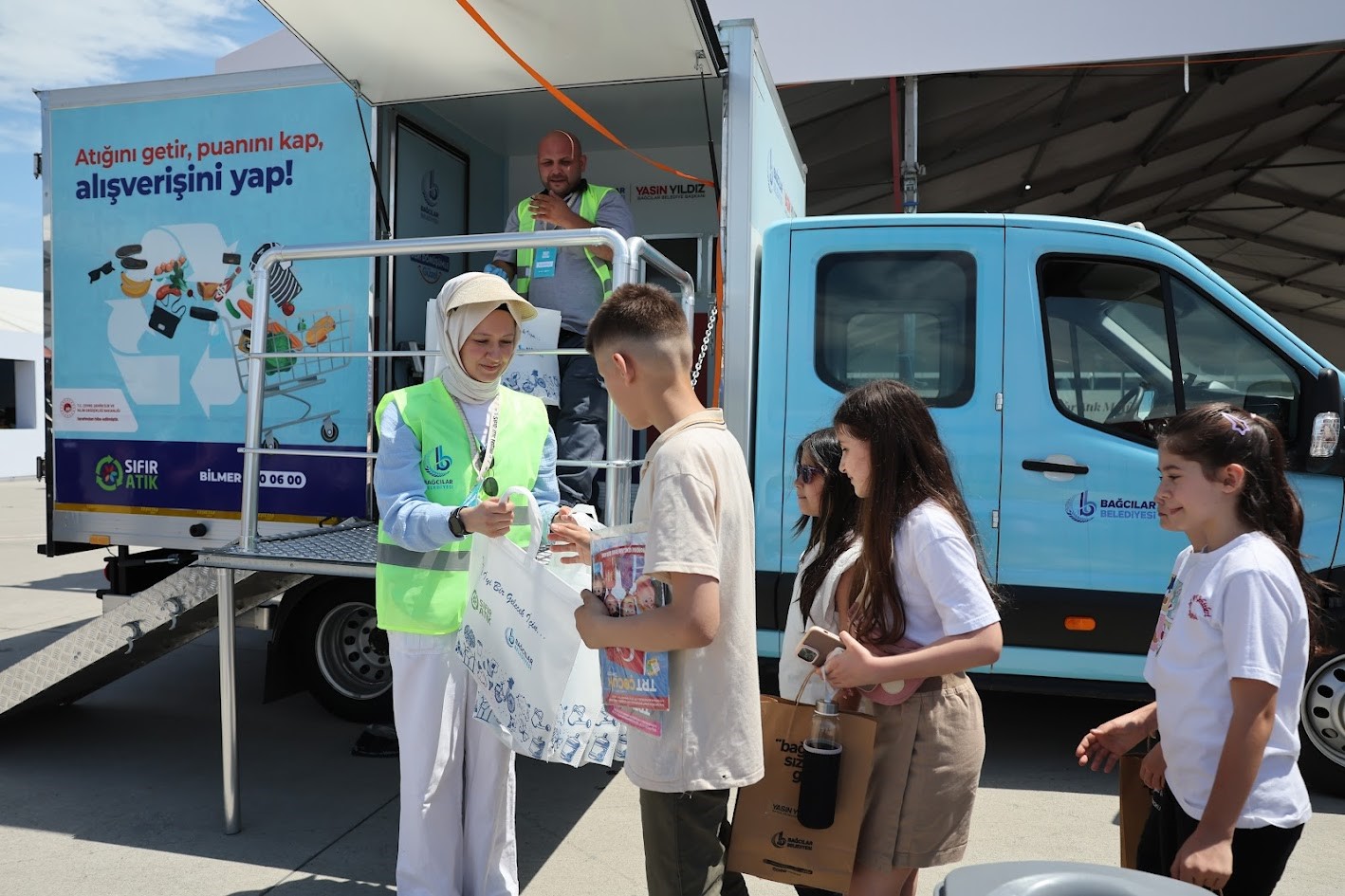 Sıfır Atık Festivali’nde Bağcılar Belediyesi standına yoğun ilgi