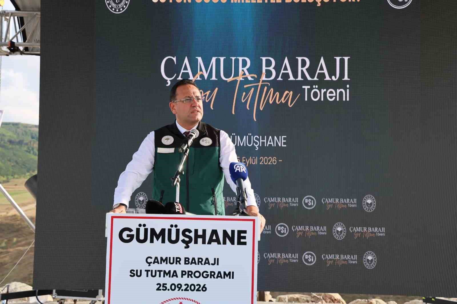 Kelkit Çamur Barajı’nda su tutma işlemi başladı