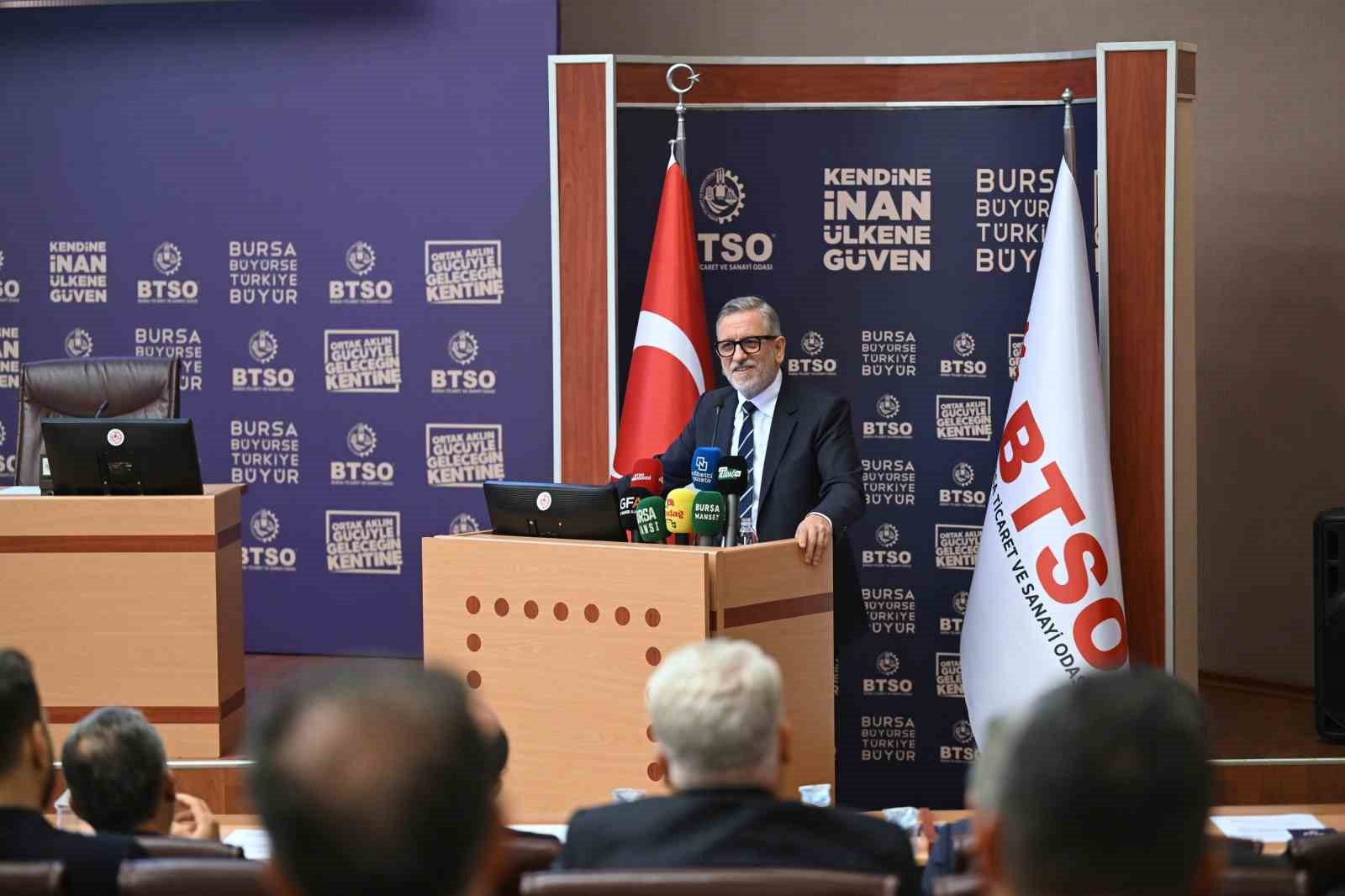 BTSO Yönetim Kurulu Başkanı İbrahim Burkay: