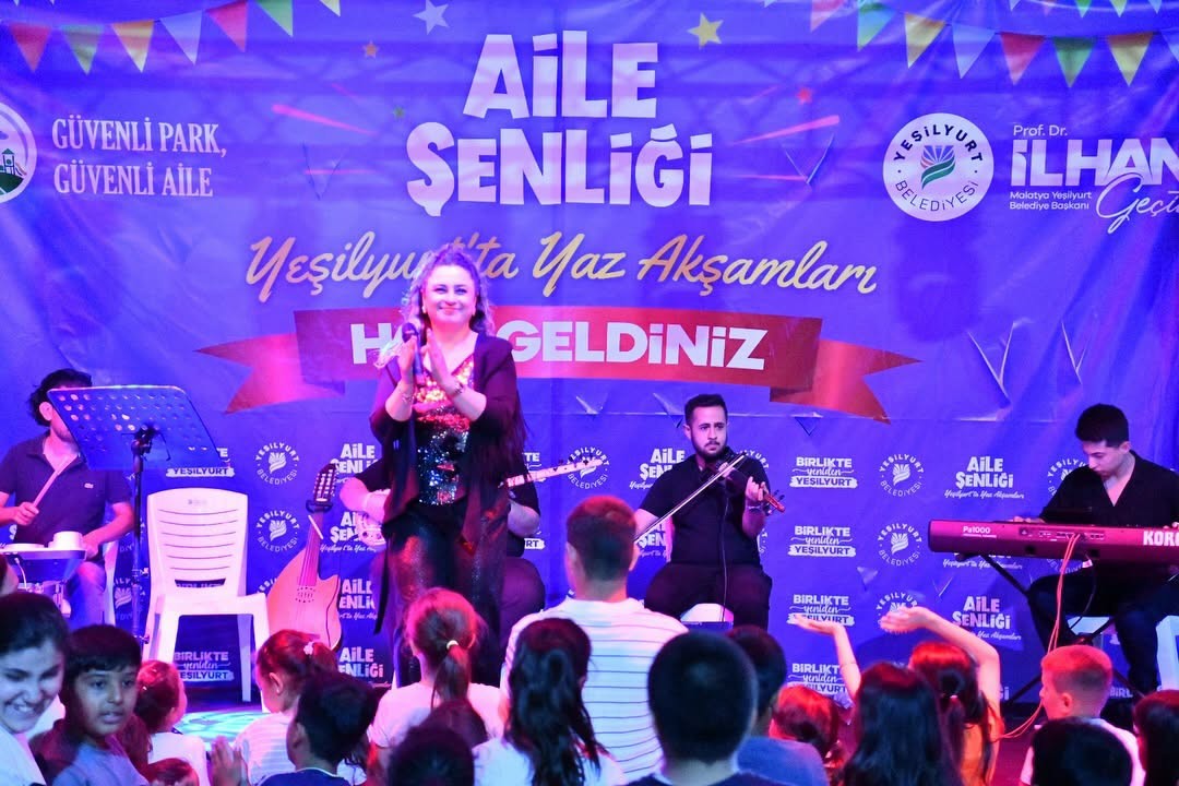 Yeşilyurt il&ccedil;esinde "Yaz Akşamları" renkli ve keyif dolu etkinliklerle başladı